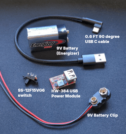 A view of the components that make up the MK4 Nomad and their part numbers